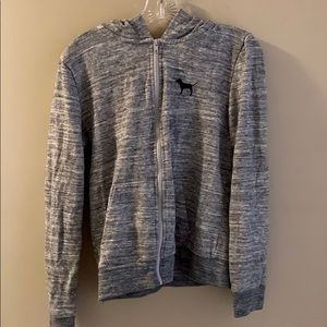 grey vs pink sweatshirt